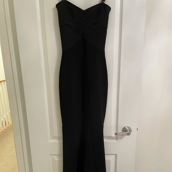 Marciano black bodycon maxi dress - size XS - Picture 2 of 3